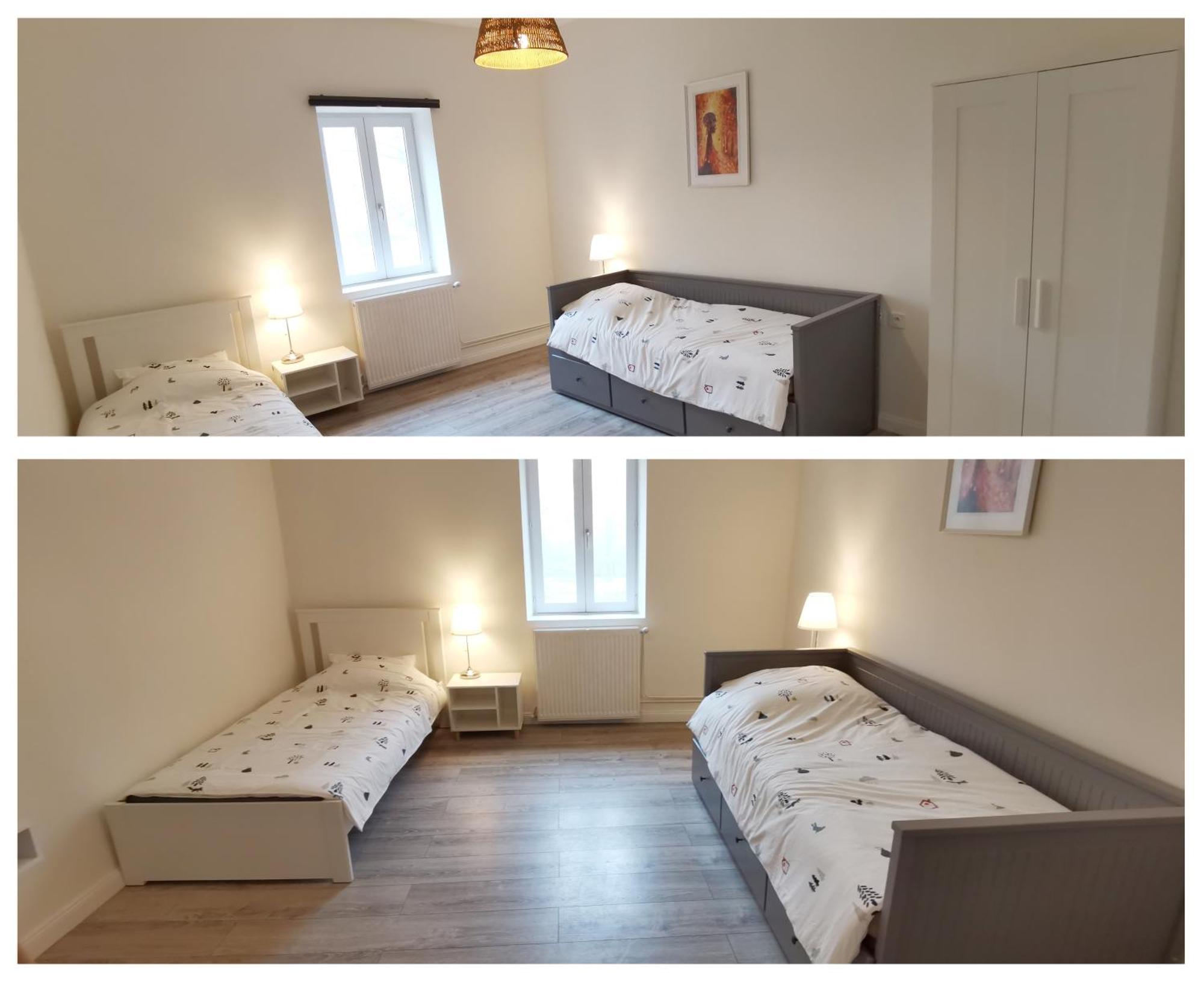 Apartmán Aux Domaines D'Automne Peronnas Pokoj fotografie
